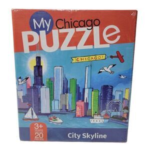 My Chicago Puzzle City Skyline (20 Pieces)